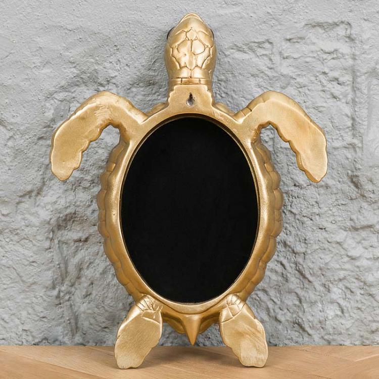 Настенное зеркало Черепаха Turtle Wall Mirror Gold