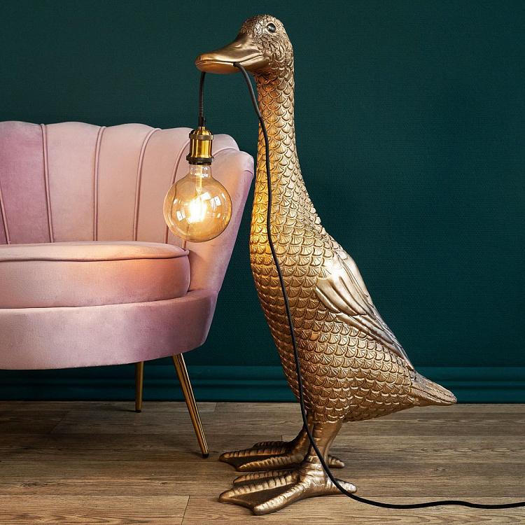 Напольная лампа Золотая утка Floor Lamp Golden Duck