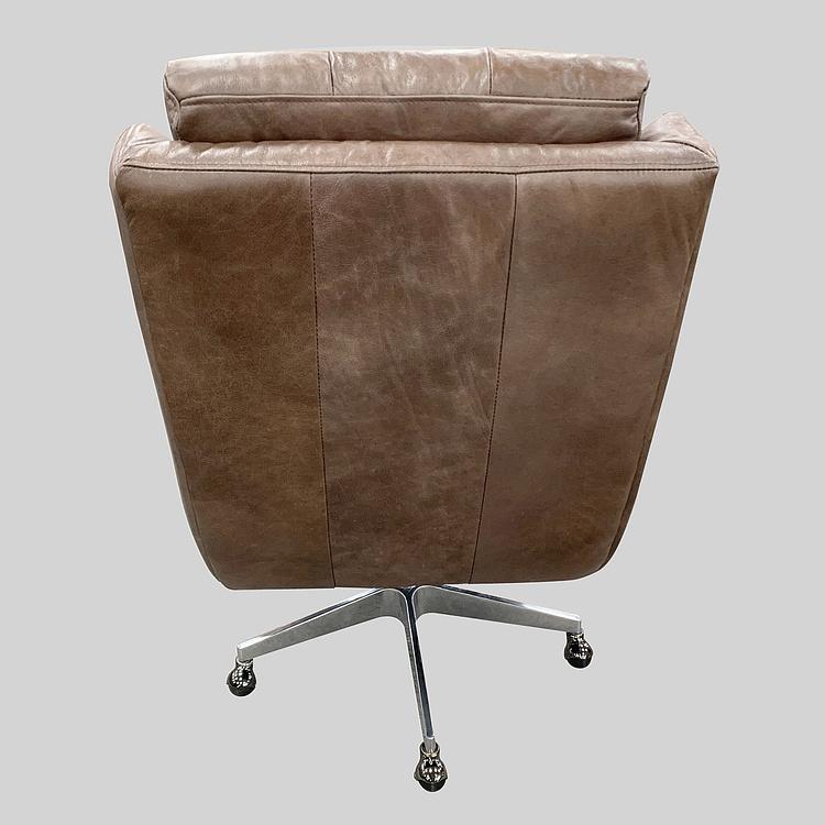 Кресло Gatsby Office Chair RM натуральная кожа Brown Franco - ракурс 5