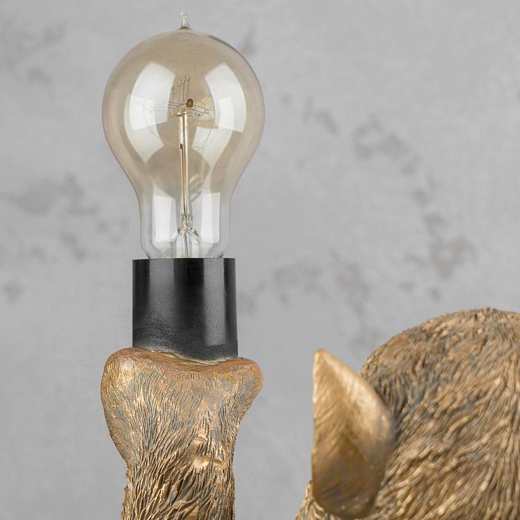 Настольная лампа Золотая обезьяна Table Lamp Golden Monkey