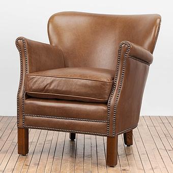 Кресло Academic Chair RM натуральная кожа Antique Master