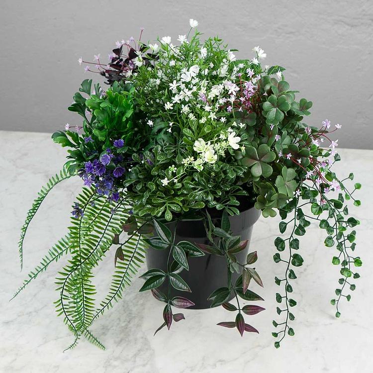 Искусственное растение Flowering Forbs Bush 50 cm - ракурс 2
