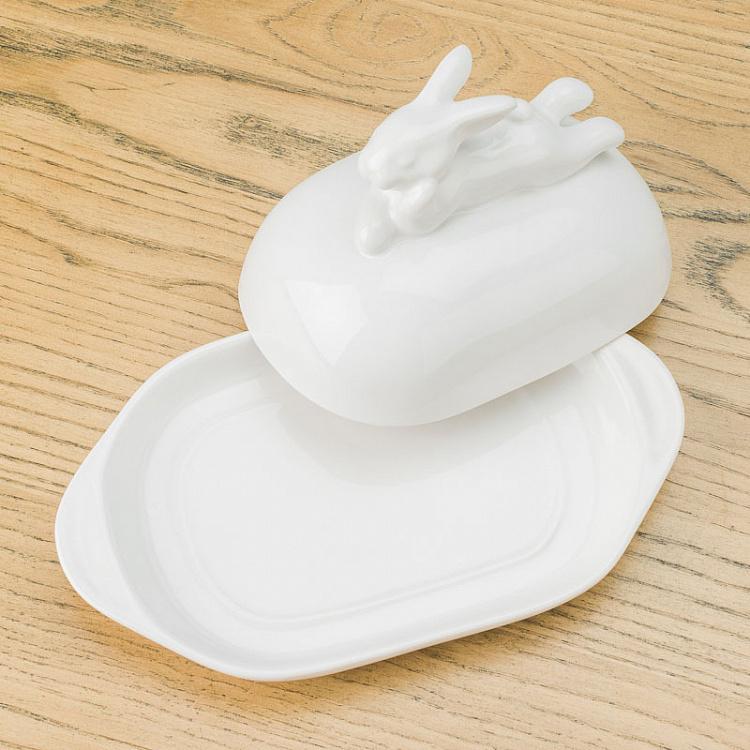 Маслёнка с кроликом Rabbit Butter Dish