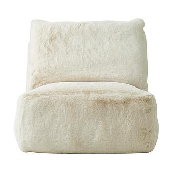 Кресло Lomfy Chair искусственный мех Big Bear Cream - ракурс 2