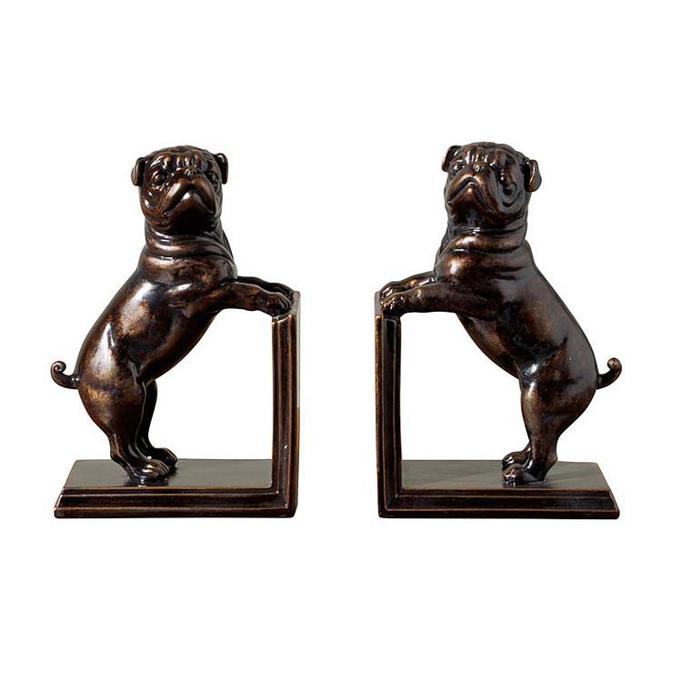 Набор из 2-х держателей для книг Bookend Standing French Bulldogs - ракурс 5