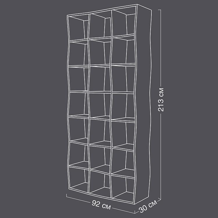 Стеллаж Brise Black Bookcase - ракурс 12