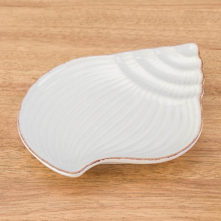 Dory Seashell Plate Small White