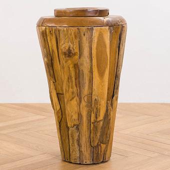 Recycled Teak Jar