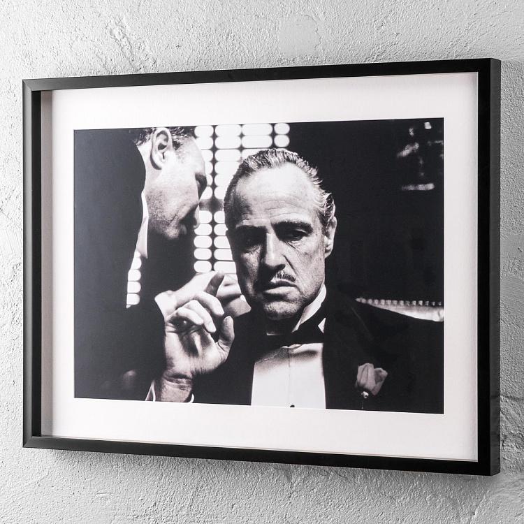 Фото-принт в чёрной раме Крёстный отец The Godfather, Black Box Frame