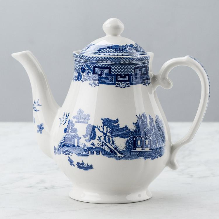 Чайник Голубая ива Blue Willow Teapot