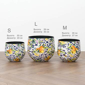 Кашпо Effectory Savage Garden Bowl Pot Capri Medium - ракурс 10
