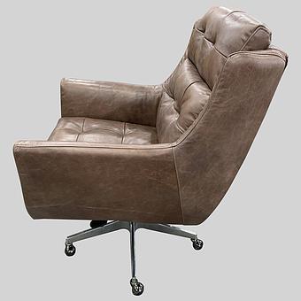 Кресло Gatsby Office Chair RM натуральная кожа Brown Franco - ракурс 4