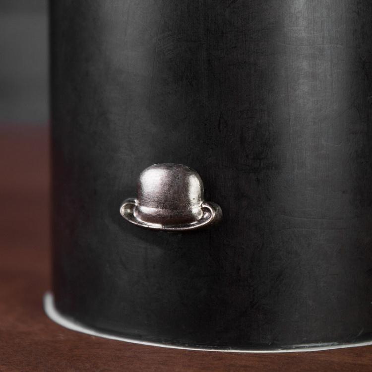 Арома-свеча ручной работы с запахом кожи в коробке, S Pillar Candle With Box Leather Scent Small