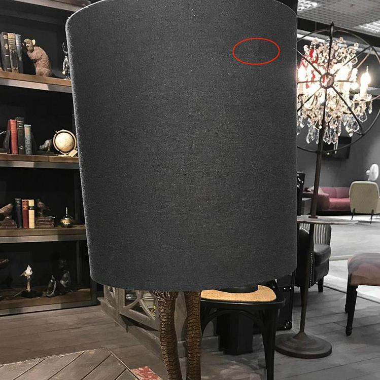 Настольная лампа с синим абажуром Кондор дисконт2 Lamp Anda With Shade discount2