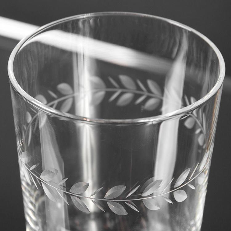 Стакан для зубных щеток с узором Tooth Glass Engraved