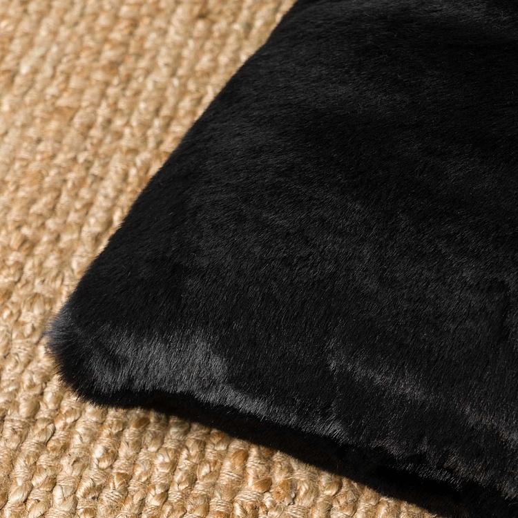 Декоративная подушка Alaska Square Cushion Medium искусственный мех Big Bear Sable - ракурс 5