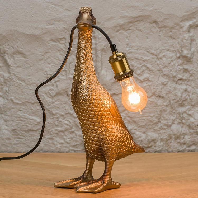 Настольная лампа Золотой гусёнок Table Lamp Golden Son Of A Duck