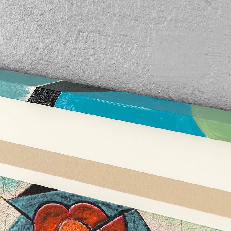 Картина-принт Флористический кубизм 1 Florist Cubist Frame 1