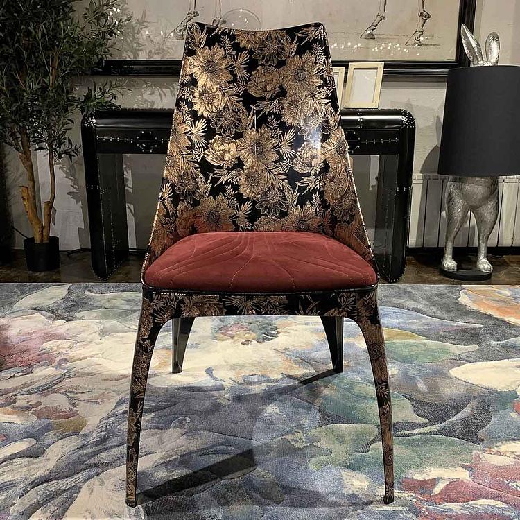 Стул Кавалло с цветочным узором Cavallo Dining Chair, Flower