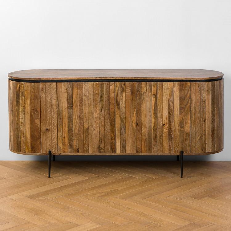 Комод-тумба под телевизор с закругленными сторонами Айнигма Ainigma Rounded Sideboard