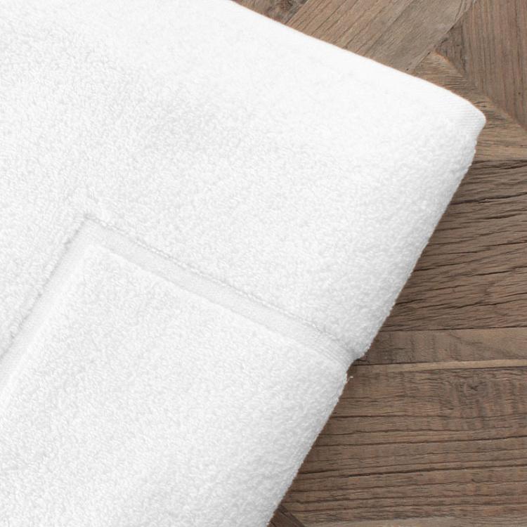 Белый коврик для ванной комнаты, 50х80 см Bulky Towel Mat C White 50x80 cm
