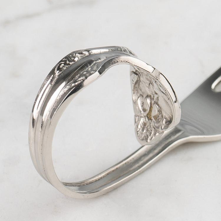 Кольцо для салфетки Вилка Fork Napking Ring Silver