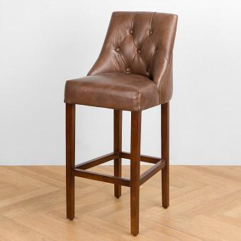 Барный стул Dry Martini Barstool RM натуральная кожа Brown Franco