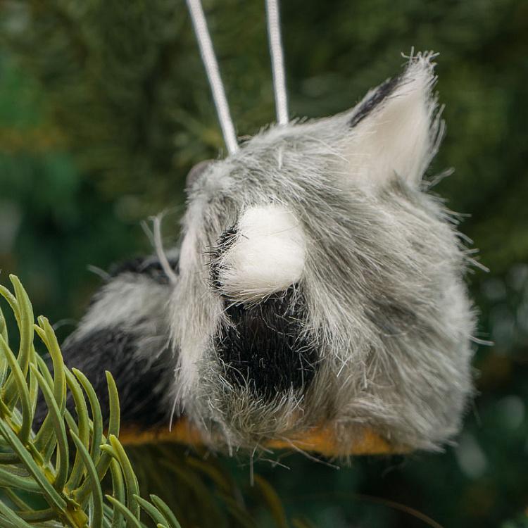 Набор из четырёх ёлочных игрушек Еноты Set Of 4 Raccoons 7,5 cm
