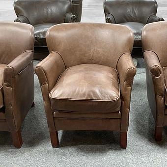 Кресло Academic Chair RM натуральная кожа Antique Master - ракурс 3