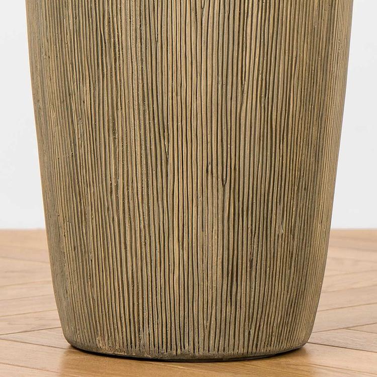 Кашпо Effectory Wow Tall Pot Sand Dune Large - ракурс 3