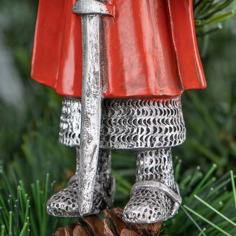 Ёлочная игрушка Рыцарь в красном Knight In Red 14 cm