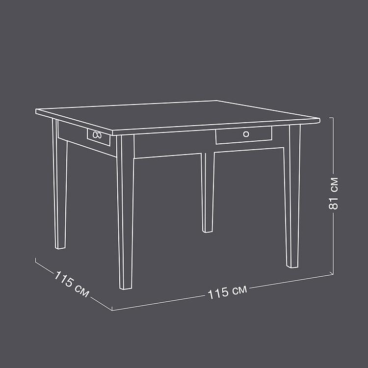 Обеденный стол CP 06 Table A Jeux тополь Rouge Banyuls - ракурс 9