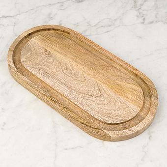Деревянная доска Oval Wooden Serving Board