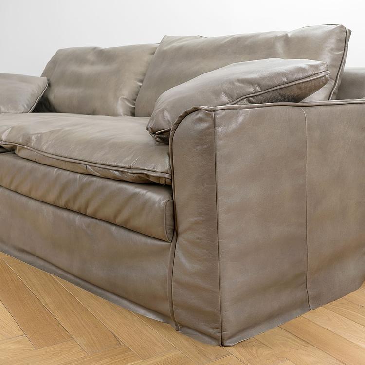 Трёхместный кожаный диван Луизиана Louisiana 3 Seater Leather RM