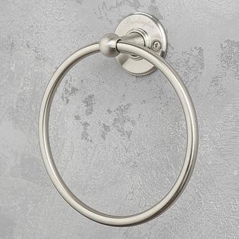 Держатель для полотенец Towel Ring Brushed Nickel