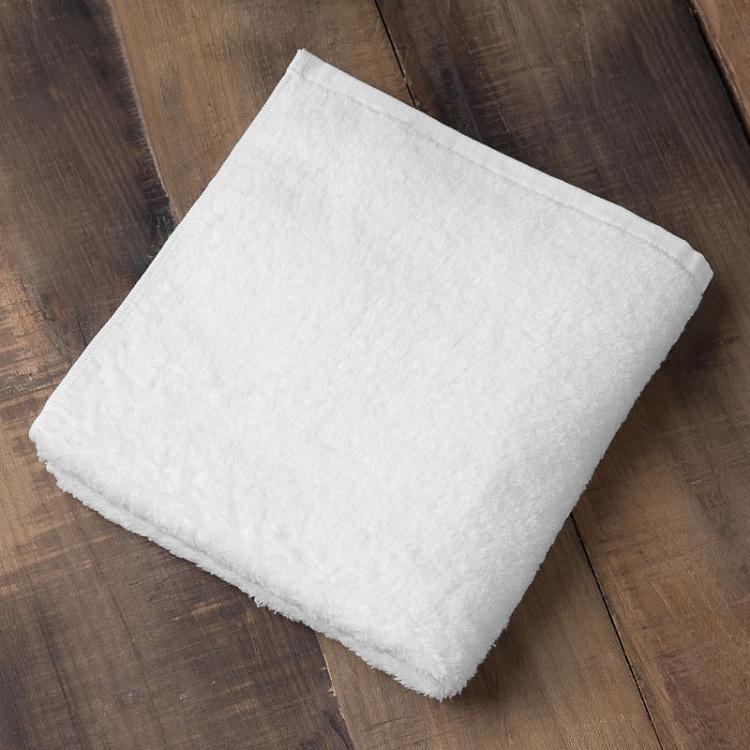 Белое махровое полотенце для рук и лица Зефир, 50x100 см Super Marshmallow Hand Towel White 50x100 cm