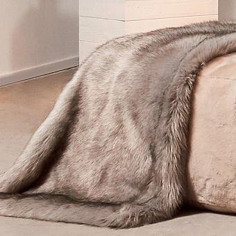 Плед Alaska Throw Large искусственный мех Arсtic Wolf