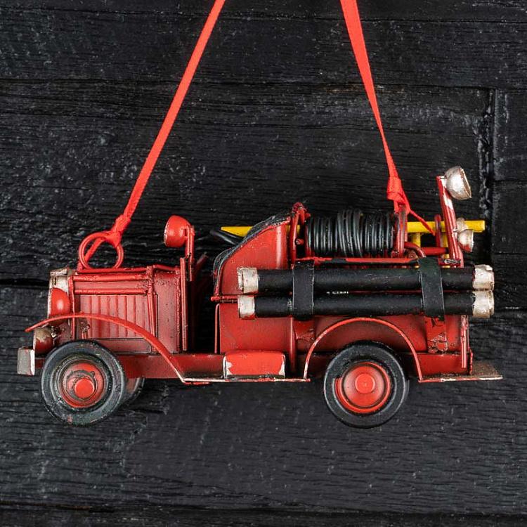 Ёлочная игрушка Пожарная машина Fire Engine 11 cm