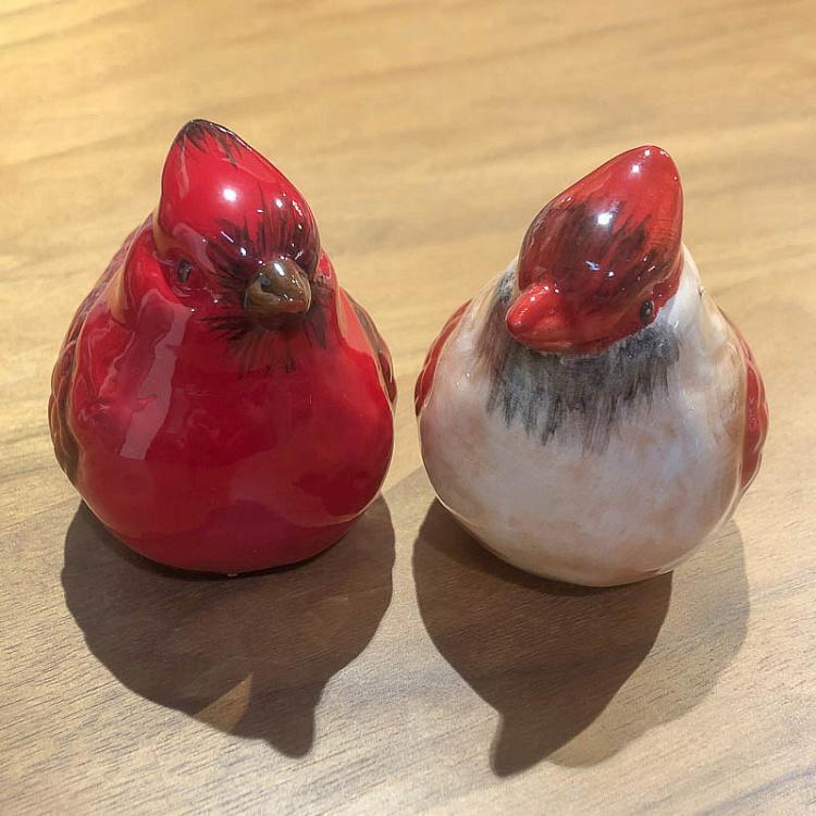 Набор для специй Красные птицы дисконт2 Red Birds Salt And Pepper discount2