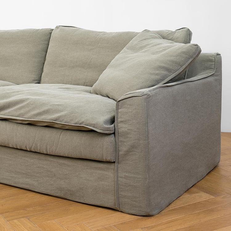 Трёхместный льняной диван Луизиана Louisiana 3 Seater Linen RM