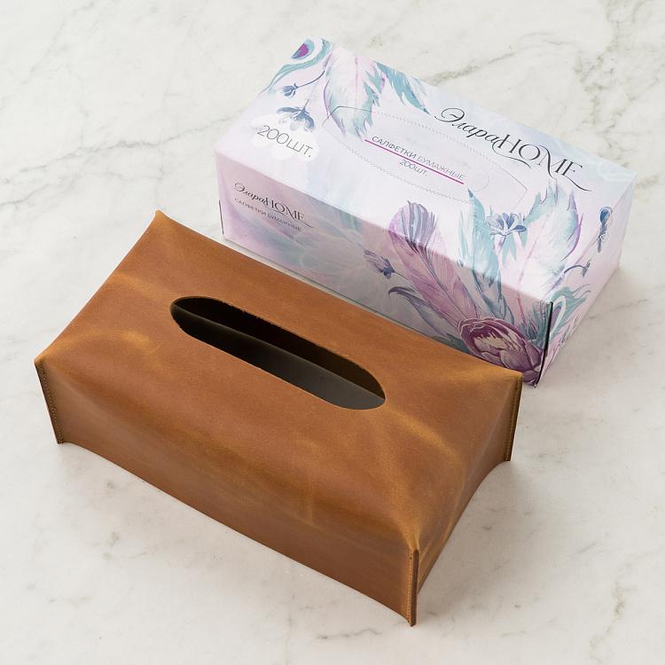 Чехол на картонный блок салфеток Карамель Case For Paper Napkins Caramel
