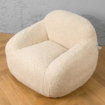 Кресло Snuggy Chair искусственный мех Shearling Natural - ракурс 5