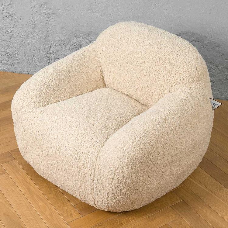 Кресло Snuggy Chair искусственный мех Shearling Natural - ракурс 5