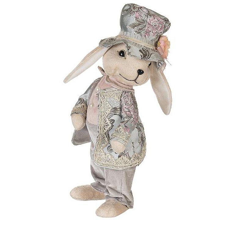 Фигурка кролика в костюме голубого цвета Blue Suit Rabbit