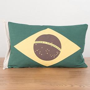 Flag Cushion Brazil Small