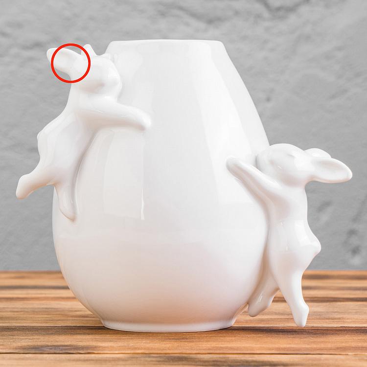 Ваза с кроликами дисконт3 Rabbits Vase discount3