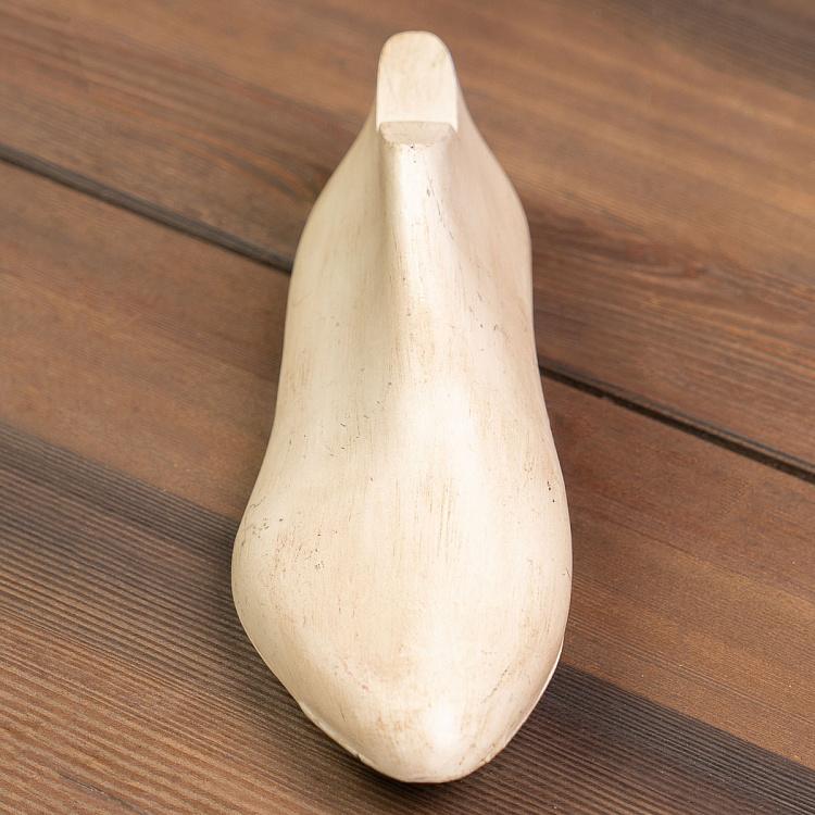 Статуэтка Белая обувная колодка, S Shoe Mould Without Stand Small Ivory