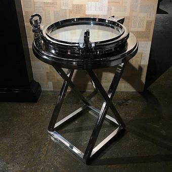 Прикроватный столик Table Porthole Hms Endurance сталь Nickel