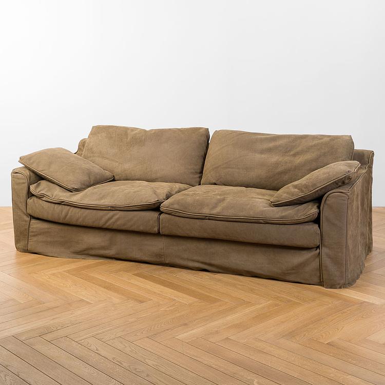 Трёхместный кожаный диван Луизиана Louisiana 3 Seater Leather RM