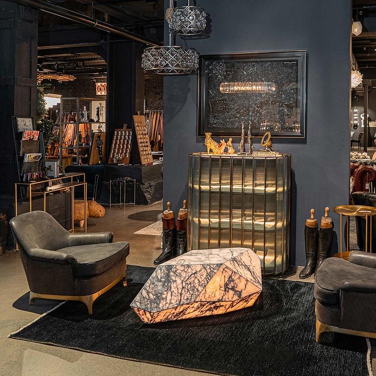 Журнальный стол с подсветкой Кайрон Kyron Coffee Table